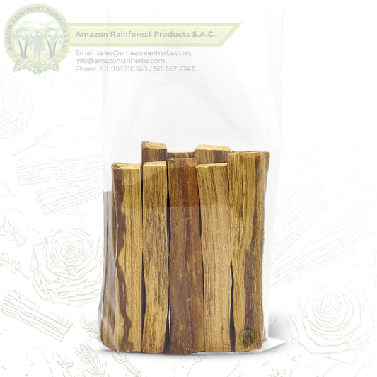 Palo Santo Wood Sticks Thin size ( Bags x 10 sticks )