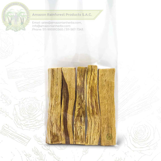 Palo Santo Wood Sticks Regular size (Bags x 5 sticks)
